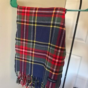 Lands' End Plaid Scarf - Red, Blue, Green
